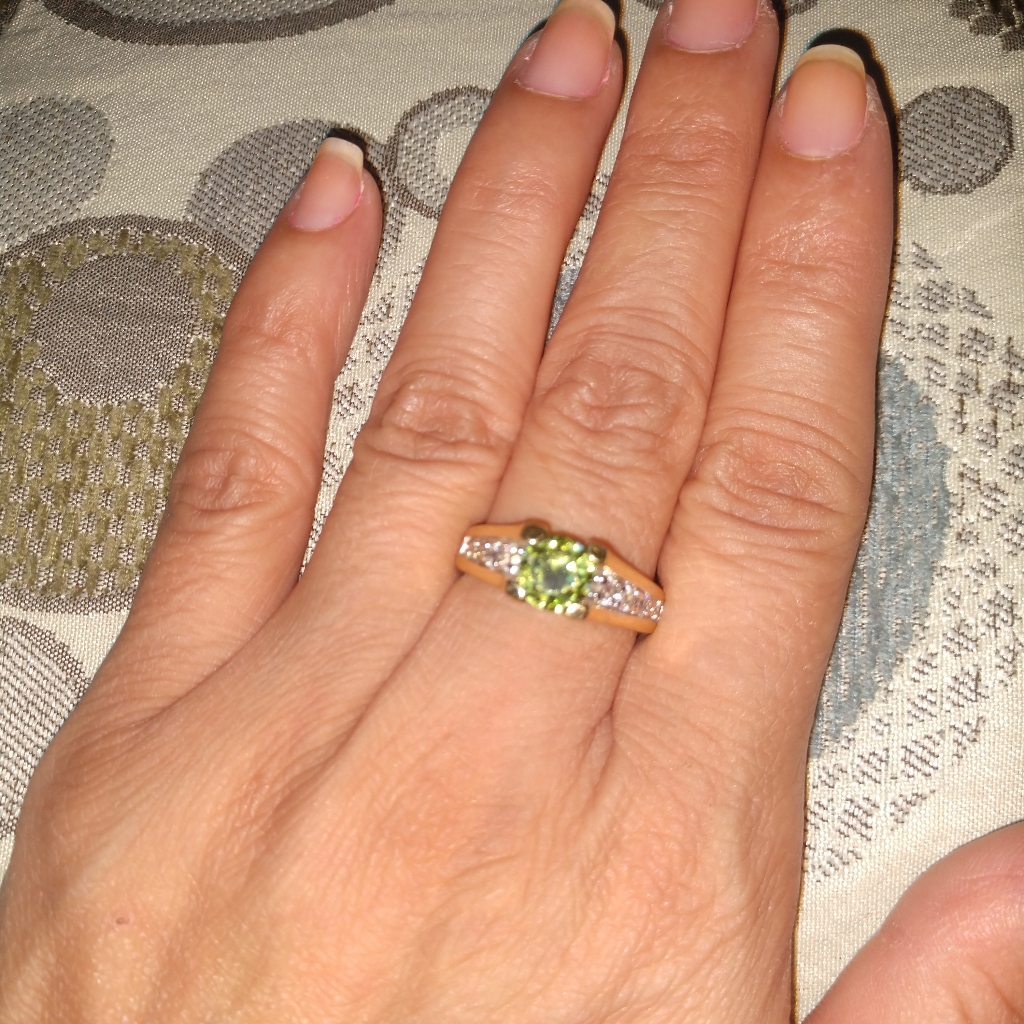 Lime Stone Ring
